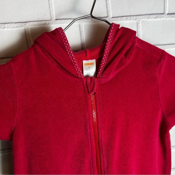 Gymboree Girls Embroidered Cover Up - VeryCherry - Red:size 8 - Picture 6 of 8